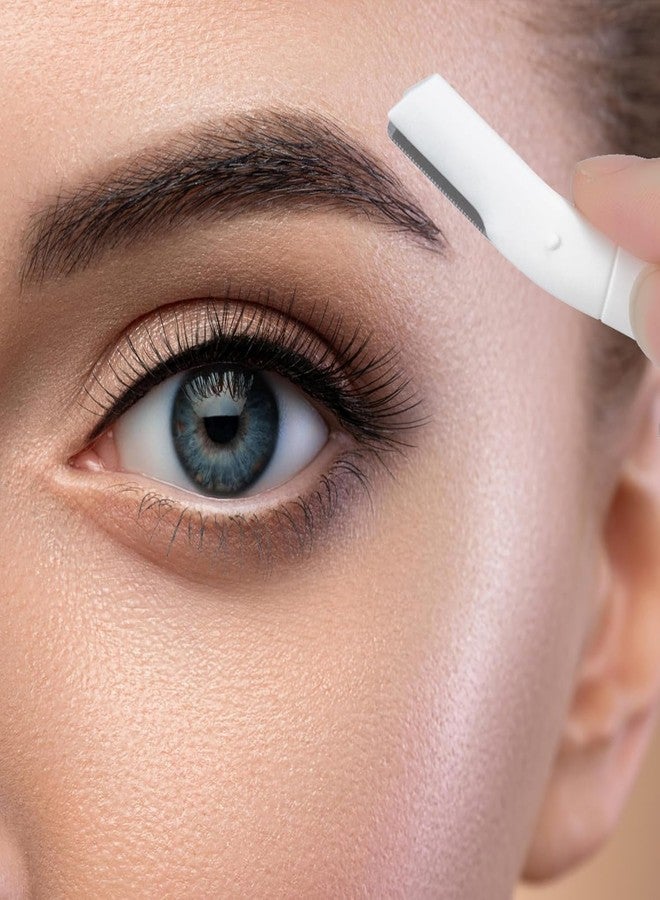 LOVHIDE Eyebrow Razor for Women & Men - 3 Pcs Face Razor with Precision Blades for Eyebrow Shaping, Facial Hair Removal & Dermaplaning - Painless, Gentle, and Reusable Shavers with Protective Cover - Image 3