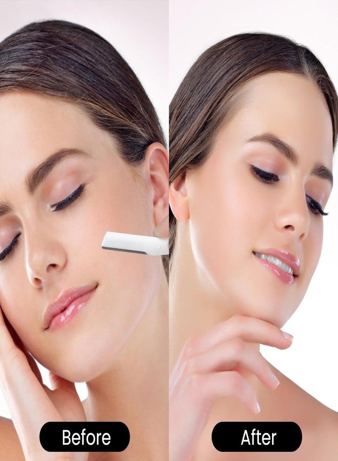 LOVHIDE Eyebrow Razor for Women & Men - 3 Pcs Face Razor with Precision Blades for Eyebrow Shaping, Facial Hair Removal & Dermaplaning - Painless, Gentle, and Reusable Shavers with Protective Cover - Image 5