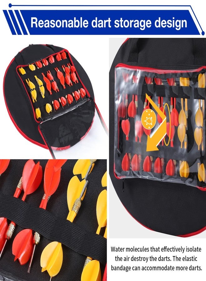 Yumt Storage Bag for Dart Boards Set, Dartboard Cover Waterproof Protective Carrying Case for Dartboard, Dart Tips, Shafts, and Other Accessories, Case Only - Image 3