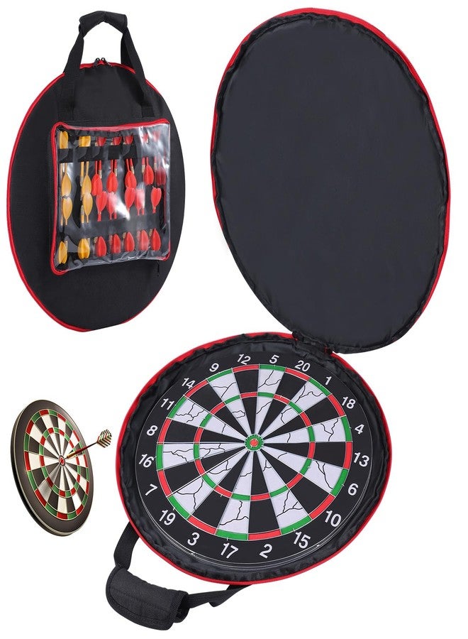 Yumt Storage Bag for Dart Boards Set, Dartboard Cover Waterproof Protective Carrying Case for Dartboard, Dart Tips, Shafts, and Other Accessories, Case Only - Image 1