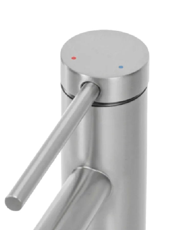 Aqua Drop Elegant and Modern Design Stainless Steel Basin Mixer Nickel 30.5 x 10.4 x 26 cm JS-B310-1N - Image 3