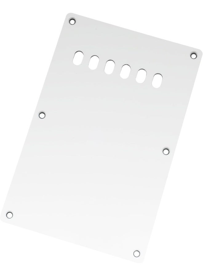 Musiclily Musiclily 6 Hole Guitar Back Plate for China Made Squier, 3Ply White - Image 4