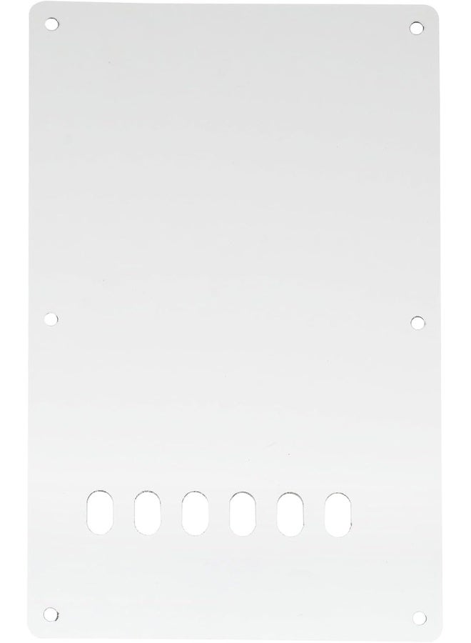 Musiclily Musiclily 6 Hole Guitar Back Plate for China Made Squier, 3Ply White - Image 3
