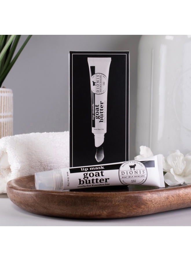 Dionis Goat Butter Overnight Leave On Lip Mask - Raspberry, Goat Milk, Jojoba & Moringa Oils Moisturize & Repair Cracked, Chapped & Dry Lips - Chocolate Shortbread Scented Formula Stays On All Night - Image 3