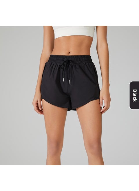 Marathon Running Pants with Lining Black