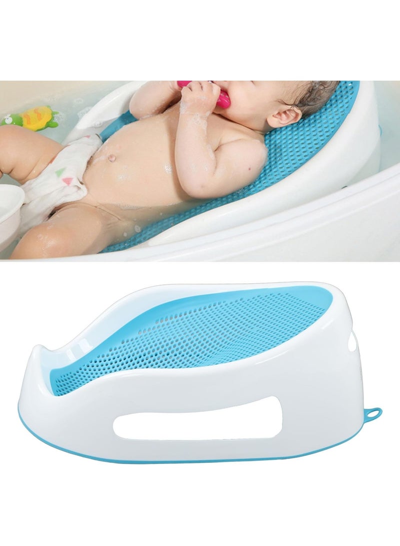 Silicone bath seat for babies and toddlers, blue color - Image 5