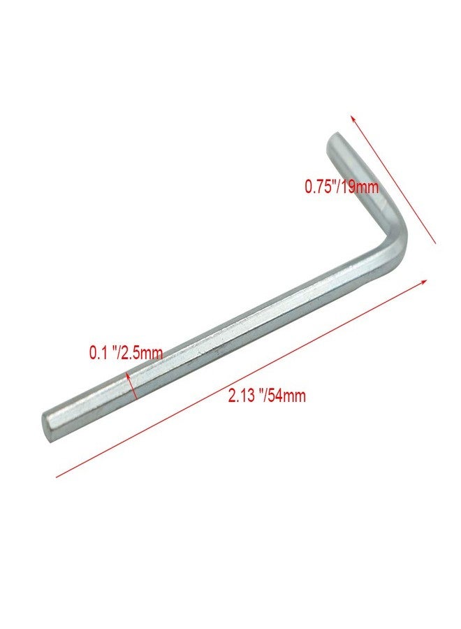 Tsnamay 2.5mm Hex Key Wrench L Shaped Hexagon Head Repairing Tool 50pcs - Image 3