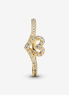 PANDORA Pandora Timeless Wish Sparkling Heart Ring, Size 50  - Image 5