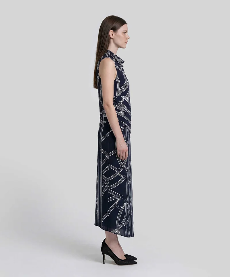 Ipekyol Printed Viscose Skirt