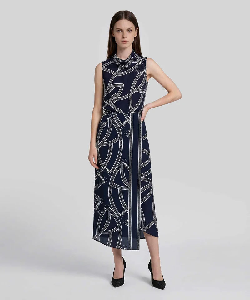 Ipekyol Printed Viscose Skirt