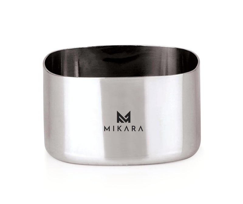 MIKARA Stainless Steel Square Chutney Bowl (125 ml) - Image 1