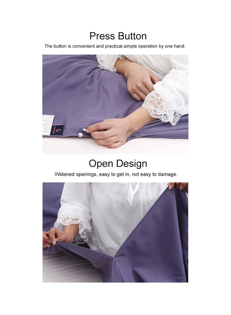 Zikra Lightweight Camping Sleeping Bag Liner, Compact Hotel Sheet for Youth Hostels and Picnics, Breathable and Roomy Design, Ideal for Adults (115*210cm) - Image 4