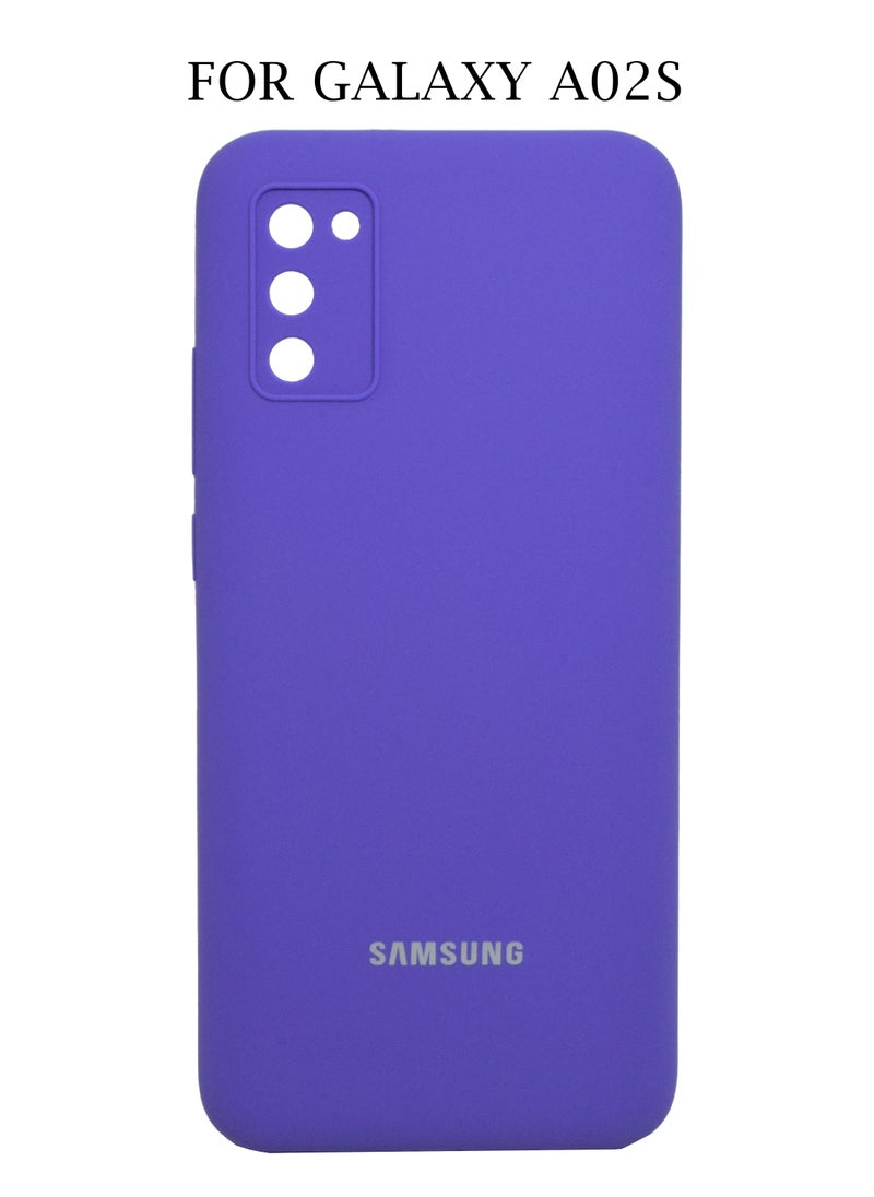 Logo Brands - Silicone Protective Case for Samsung Galaxy A02S Cover Slim Stylish with Inside Microfiber Lining - Image 1