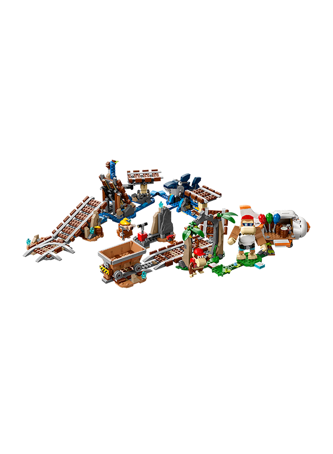 ليغو Super Mario Diddy Kong'S Mine Cart Ride Expansion Set 71425 Collectible Building Toy Set; Gift Playset For Kids Aged 8 And Over To Combine With A Starter Course (1,157 Pieces)