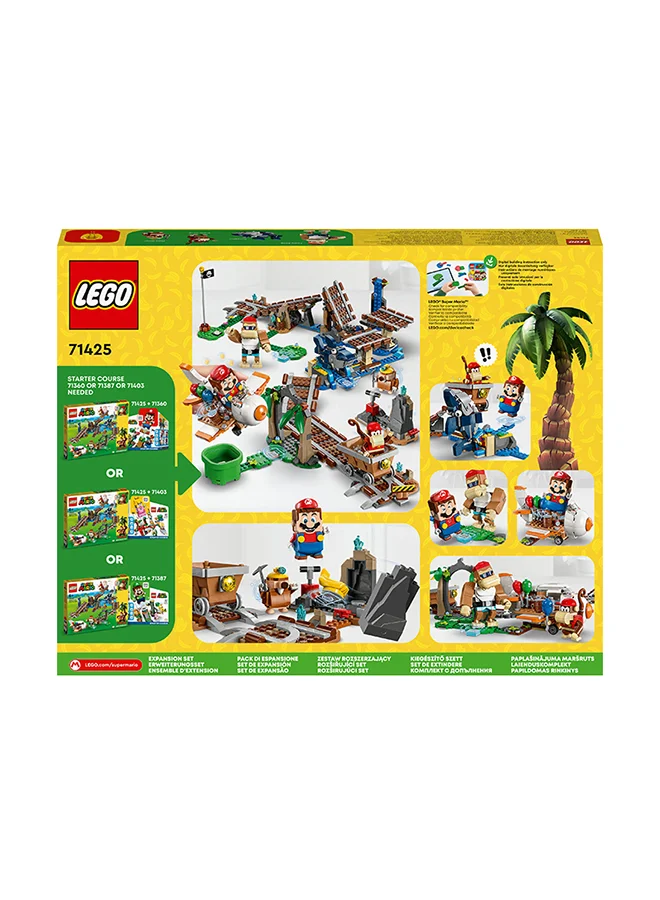 ليغو Super Mario Diddy Kong'S Mine Cart Ride Expansion Set 71425 Collectible Building Toy Set; Gift Playset For Kids Aged 8 And Over To Combine With A Starter Course (1,157 Pieces)