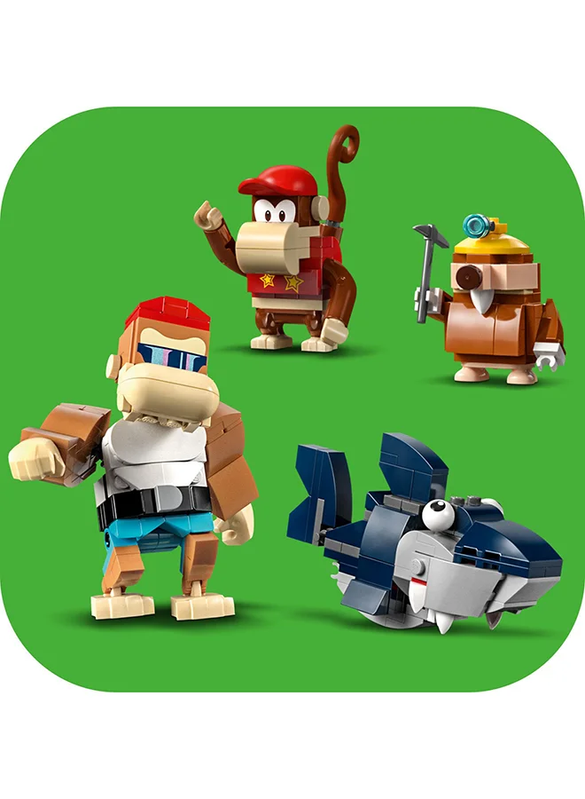ليغو Super Mario Diddy Kong'S Mine Cart Ride Expansion Set 71425 Collectible Building Toy Set; Gift Playset For Kids Aged 8 And Over To Combine With A Starter Course (1,157 Pieces)