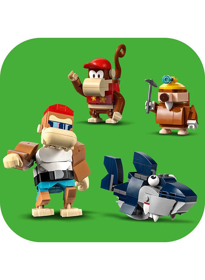 LEGO - Super Mario Diddy Kong'S Mine Cart Ride Expansion Set 71425 Collectible Building Toy Set; Gift Playset For Kids Aged 8 And Over To Combine With A Starter Course (1,157 Pieces) - Image 1