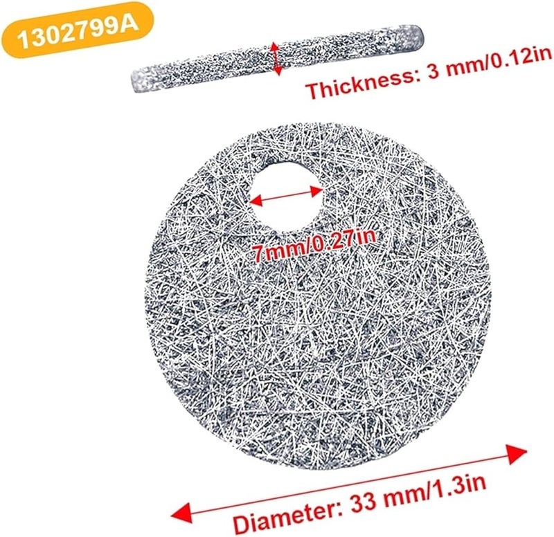 Webasto Air Top 2000 S ST Heater Burner Mesh 33mm Replacement Part 1302799A 1302799B 3 pcs Single Hole Type - Image 4
