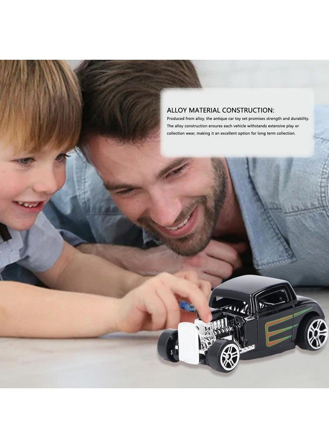 Magicwand Die-Cast【Pack of 6】 1:64 Scale Vintage Car Collectors Free Wheel Set【1 Yr & Up】【Multi-Colored】 - Image 4