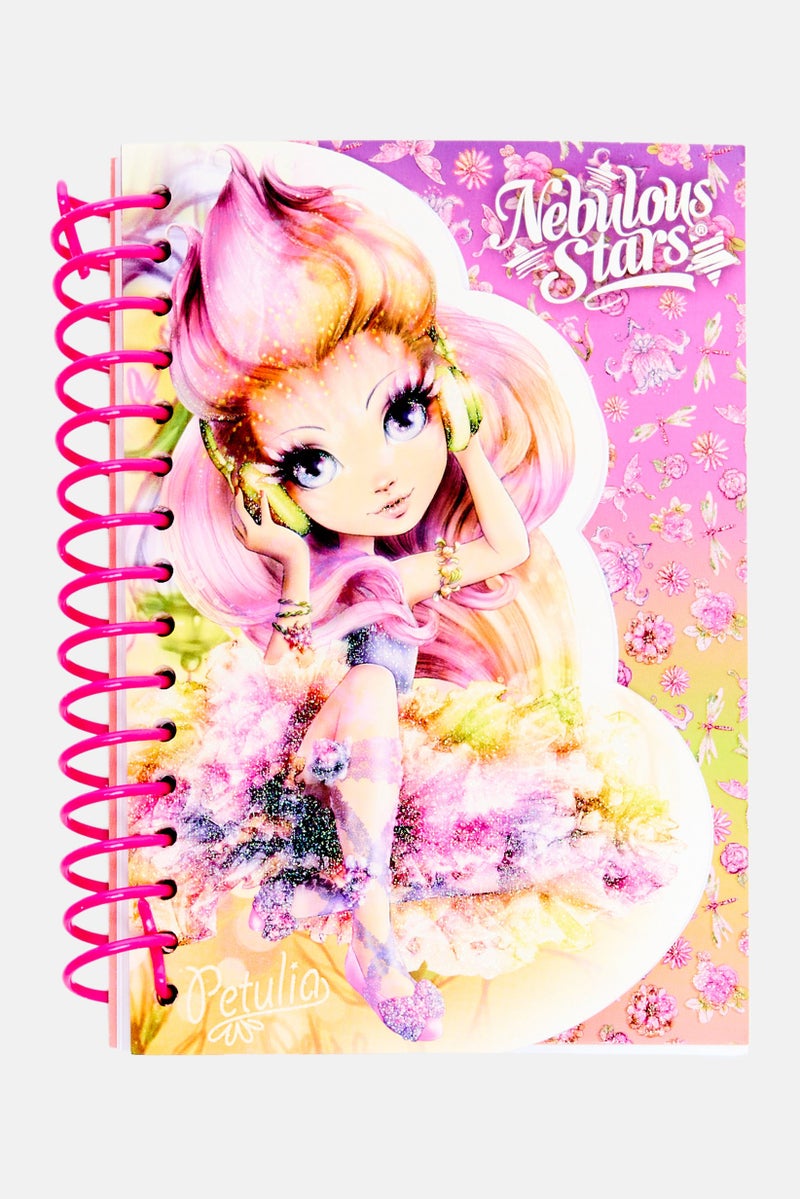 Nebulous Stars دفتر ملاحظات ربيعي مطبوع برسومات صغيرة، مجموعة وردية - Image 1