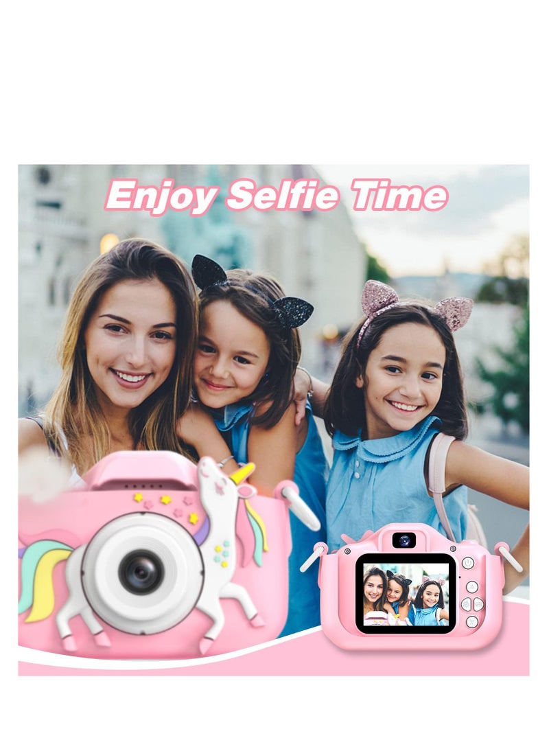 Raxoom Kids Camera Toys for 3-8 Year Old Girls Boys,Children Digital Video Camcorder Camera with Cartoon Soft Cover, Best Chritmas Birthday Festival Gift for Kids - 32G SD Card Included - Image 4