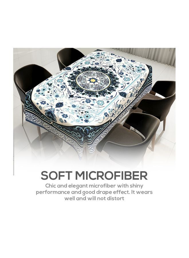 نيبمينينت مفرش طاولة مستطيل، مزين بطبعة. أصفر/بني 79x55بوصة - Image 4