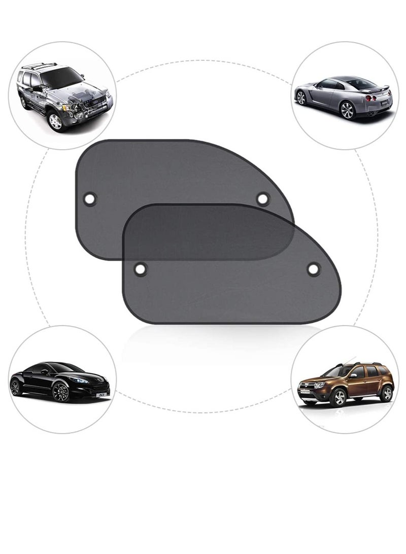 PAMEER Car Window Shade 4-Pack Auto Sunshade for Blocking UV Sunrays Suction Cup Cling Sunshade for Car Front and Back Windows Sun Glare and UV Rays Protection - Image 3