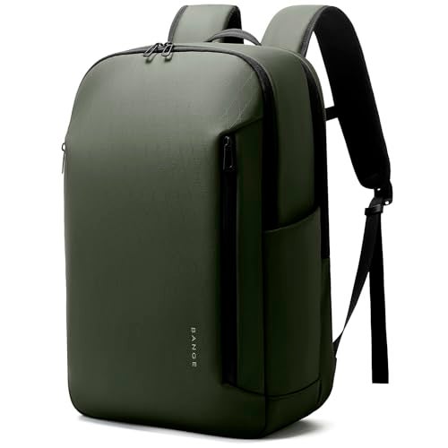 BANGE Durable Business Smart Backpack for Men and Womenï¼Œcan holds 15.6 Inches Laptop Backpack, Waterproof Commute Work Travel Backpack, Flight Carry-On (green) - Image 1
