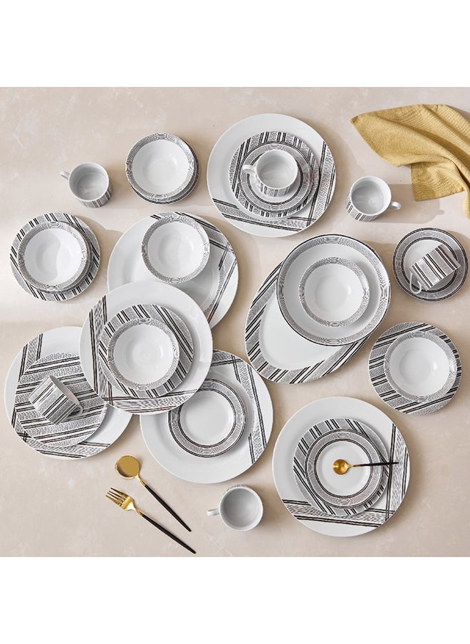 Indigo 32-Piece Dinner Set 35 x 2.6 x 24 cm 