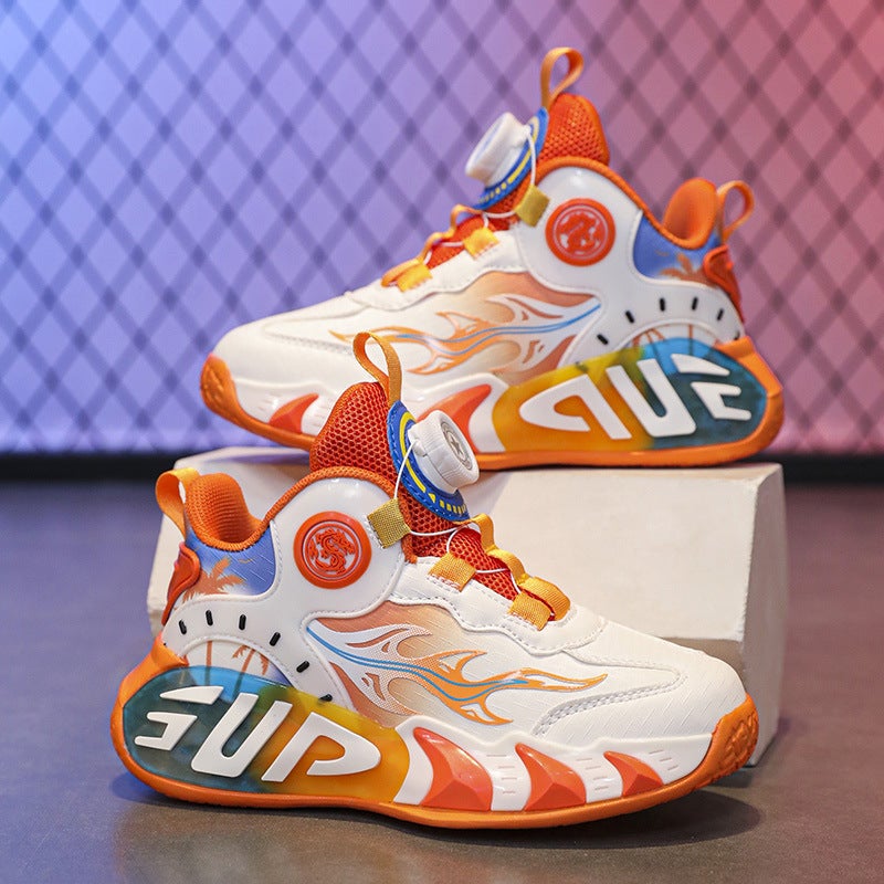 2024 Spring, Summer, Medium And Large Boys Sandals Hollow Mesh Sports Shoes Plus Velvet Cartoon Baby Shoes Manufacturer - Image 2