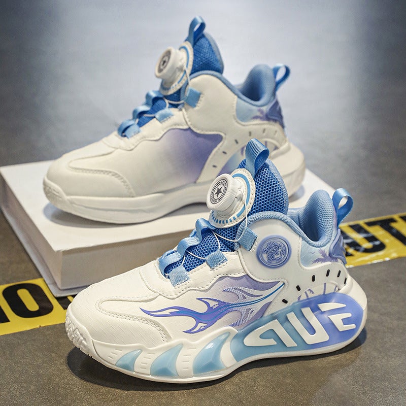 2024 Spring, Summer, Medium And Large Boys Sandals Hollow Mesh Sports Shoes Plus Velvet Cartoon Baby Shoes Manufacturer - Image 1