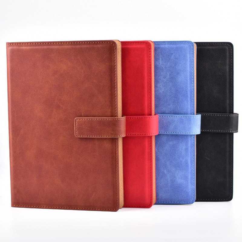 New Notebook A5 Thickened Creative Buckle Softcover Notepad Business Office Student Stationery Custom Logo Gift Box - Image 2