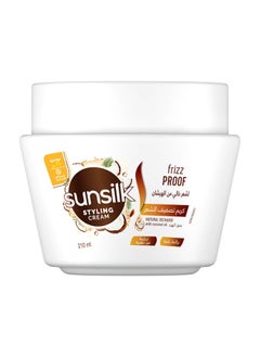 Sunsilk كريم تصفيف بزيت جوز الهند مقاوم للتجعد  - Image 1