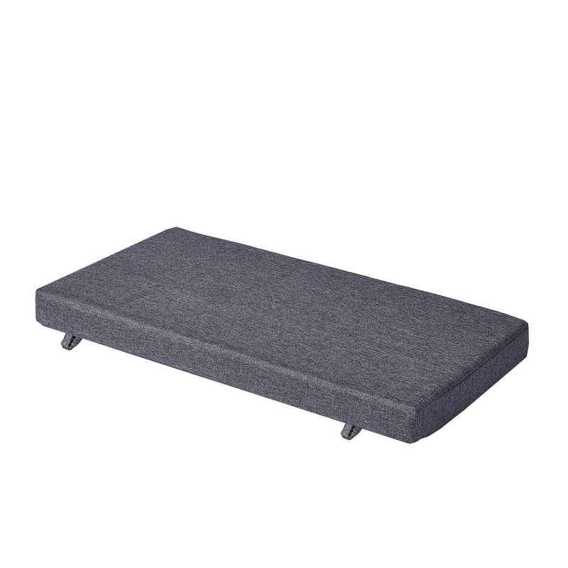MICUSHION Piano Bench Cushion for Indoor Shoe Storage Non Slip Picnic Bench Pad for Kitchen Dining Table Seat 30 inch x 14 Grey