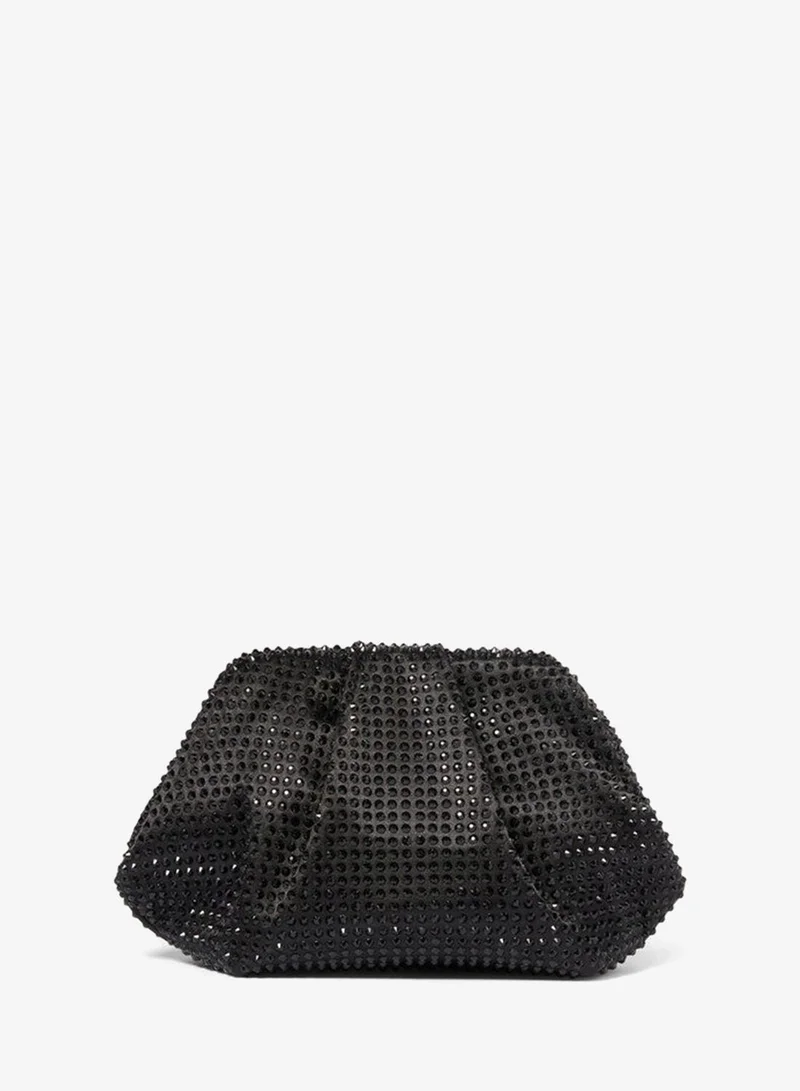 فورايفر نيو SIGNATURE REECE Ruched Embellished Clutch