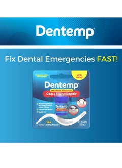 Dentemp Dentemp Maximum Strength Loose Cap and Lost Filling Repair - Dental Repair Kit for Instant Pain Relief (Pack of 2)  - Image 4