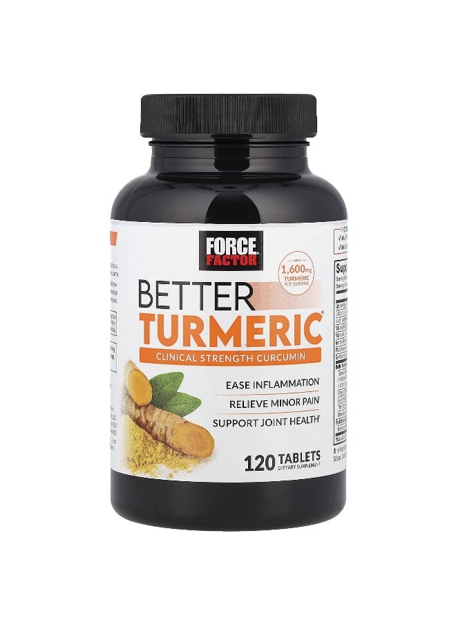 Force Factor Force Factor, Better Turmeric®, 120 Tablets  - Image 3