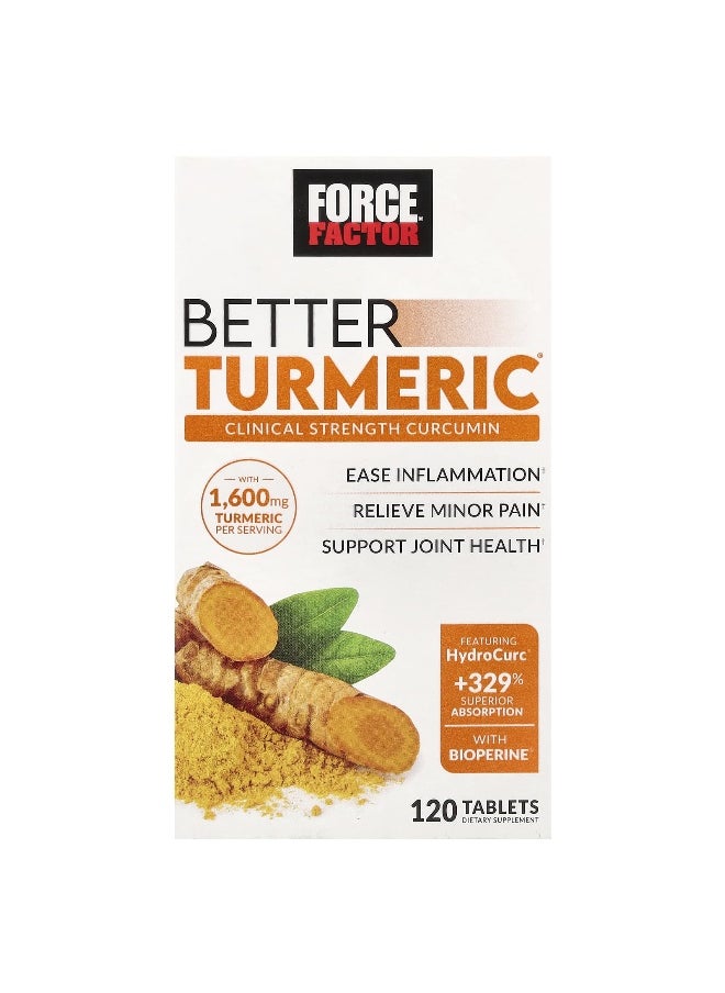 Force Factor Force Factor, Better Turmeric®, 120 Tablets  - Image 1