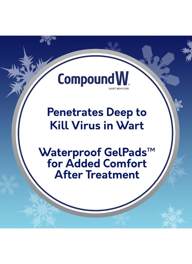 Compound W Compound W NitroFreeze + GelPads, Wart Removal, 1 Pen, 8 Replaceable Tips & 3 Waterproof Hydrocolloid GelPads  - Image 2