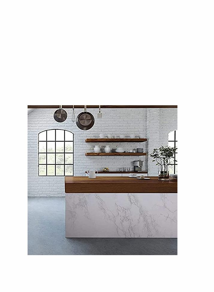 Y&D Marble Wallpaper Granite Paper for Old Furniture Self Adhesive and Removable Cover Surfaces 15.8”x197“ Peel Stick Easy to Apply - Image 3