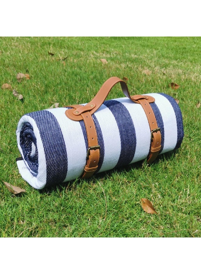 KOWVOWZ 59”x79” Extra Large Picnic Blanket, 3-Layer Foldable Waterproof Outdoor Blanket, Camping Mat for Family Outdoor Activities Park Beach - Image 1