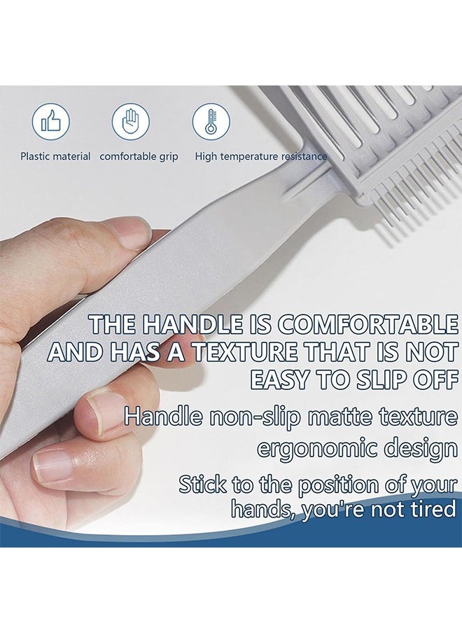 2PCS Men's Gradient Hairstyle Comb, Hair Fade Tool, Curved Positioning Comb, Flat Top Guide Comb, Barber Fade Comb Curved, Flat Top Hair Cutting Comb For Travel, Home, Barber Hairdressing Hair