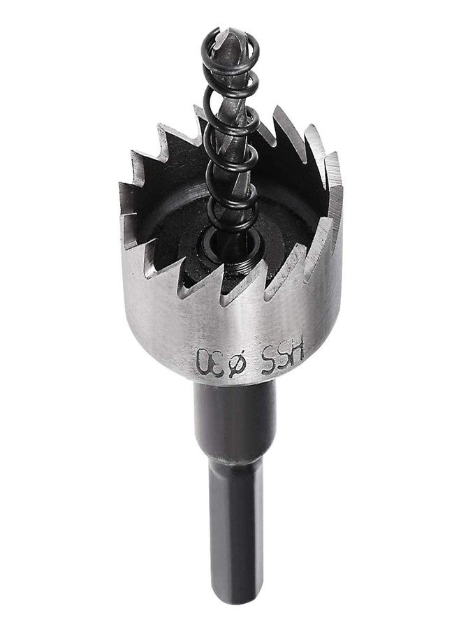 UPTODATETOOLS 30mm HSS Hole Saw Drill Bit Set, High Speed Steel Hole Saw Cutting Kit, Compatible with Metal, Plastic, Ideal for Locks, Knobs Installation, Desks, Wood, Aluminum, Alloy, Plastic Sheet - Image 2