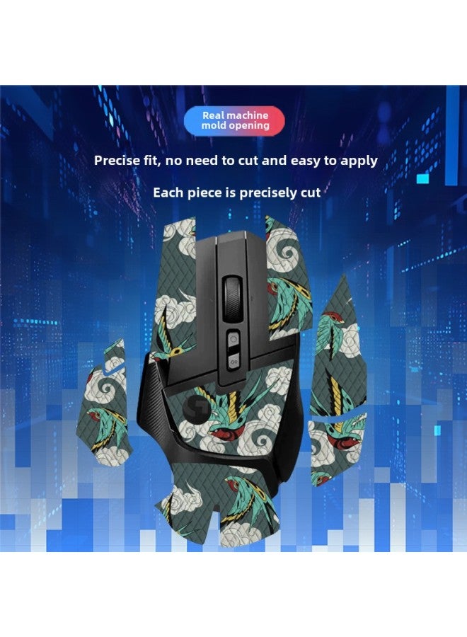 Applicable To Logitech G502X PLUS Wired Wireless Mouse Anti-slip Stickers Full Set Of Sweat-absorbing Stickers Wholesale-Color:G502X-SY-037 White Gundam/White Diamond-all Inclusive - Image 3