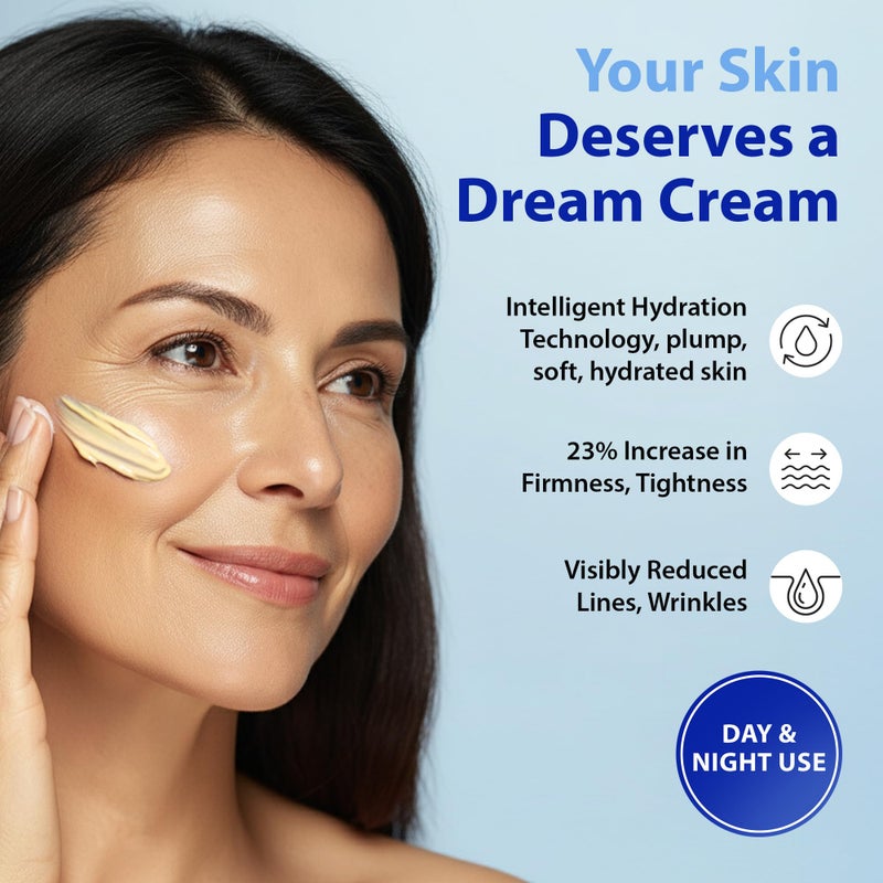 Dr. Denese HydroShield Dream Cream 3.4 oz â€“ Advanced Moisturizer with Retinol, Peptides and Ceramides for Smooth Radiant Skin, Improved Elasticity and Deep Hydration â€“ Doctor Developed, Cruelty Free - Image 2