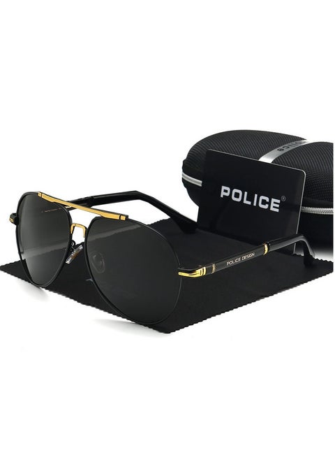 Men's Polarized Aviator Sunglasses  UV400 Driving & Outdoor Lens with Anti-Glare Frame