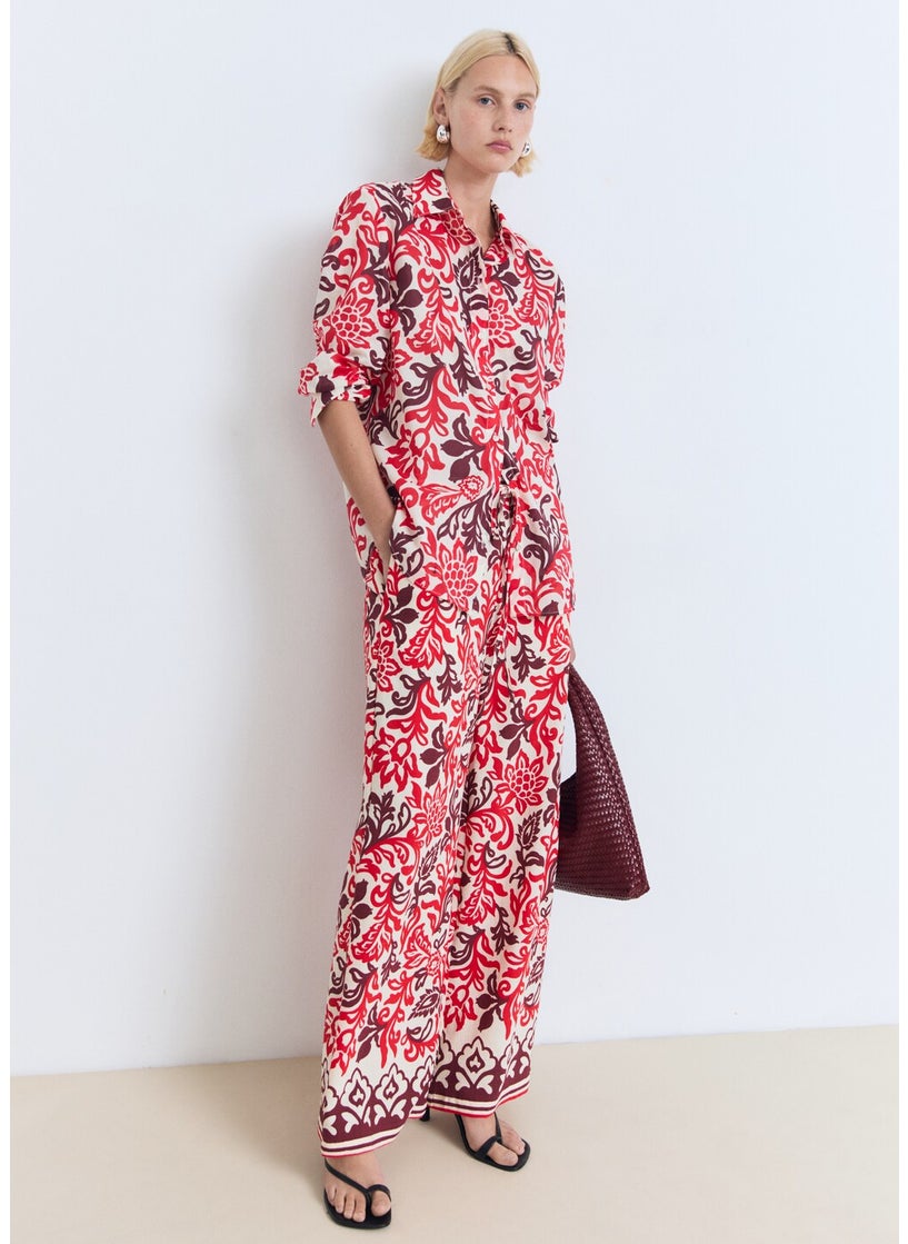 MANGO Printed Cotton Shirt  - Image 4