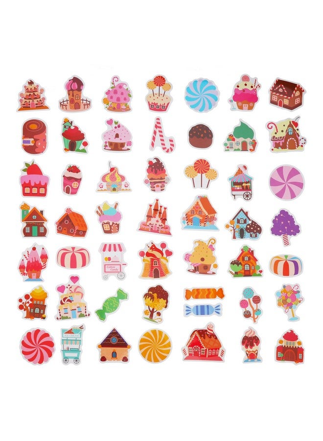 Cleverplay 100 Pack Candyland Stickers, Candy Land Party Favors, Birthday Decorations - Image 2