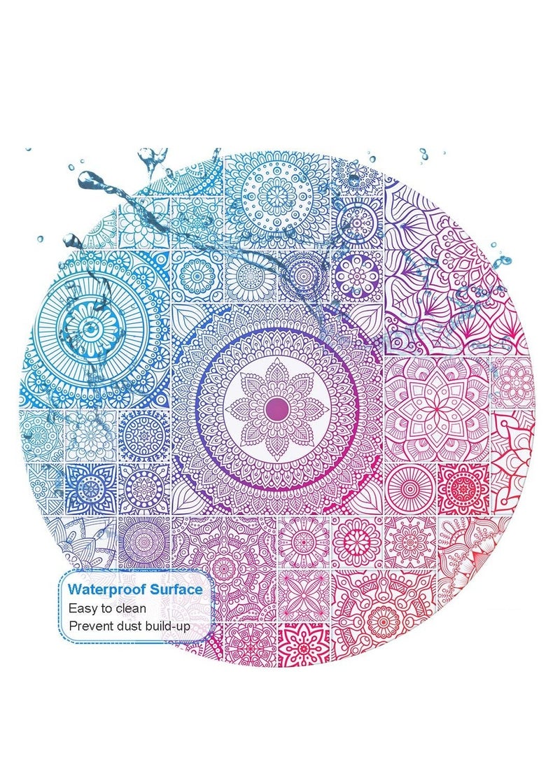 Personalized Printed Mouse Mat, Non-Slip Rubber Base Mousepad for Laptop, Computer 200mm x 200mm