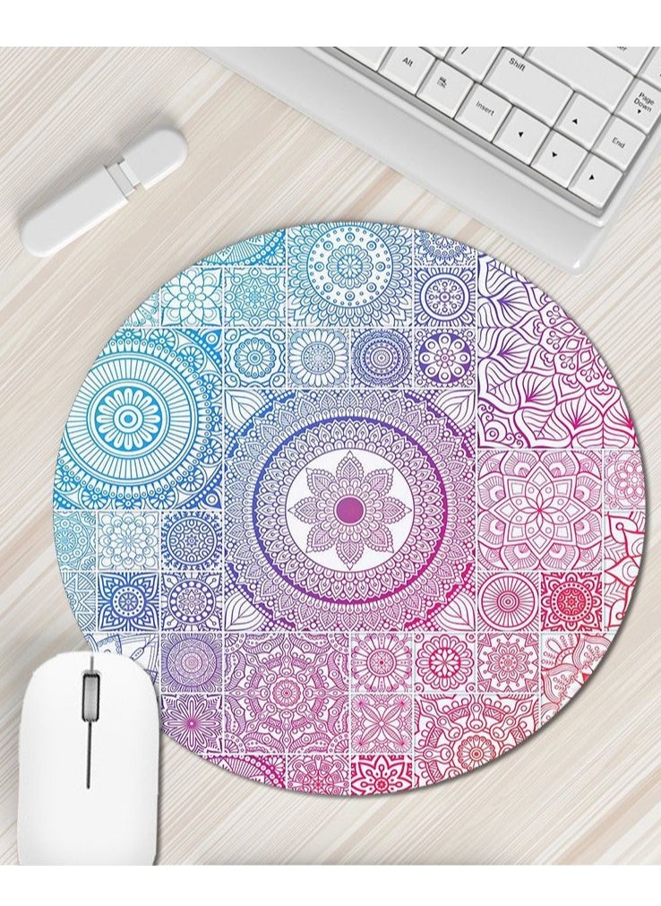 Personalized Printed Mouse Mat, Non-Slip Rubber Base Mousepad for Laptop, Computer 200mm x 200mm